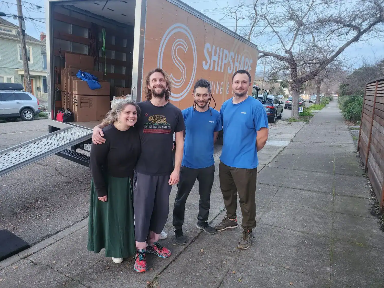 Ship Shape crew handling a multi-family move in Fruitvale Oakland