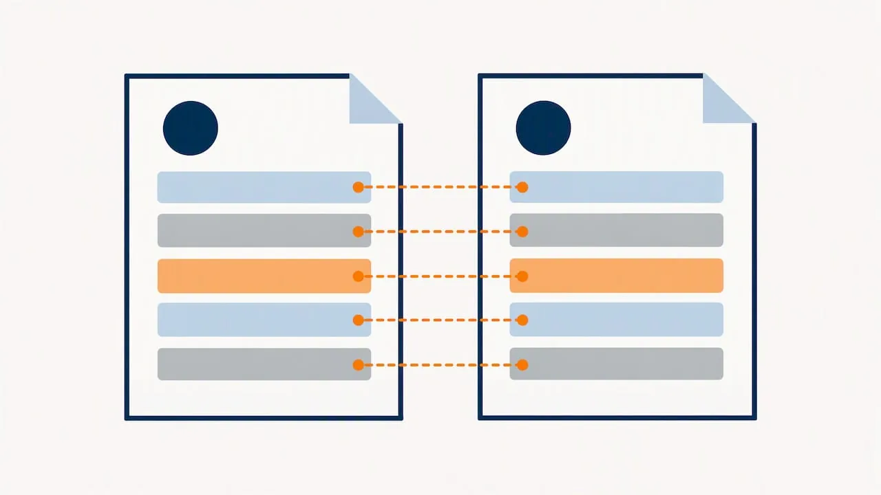 Two certificate layouts with matching field bands